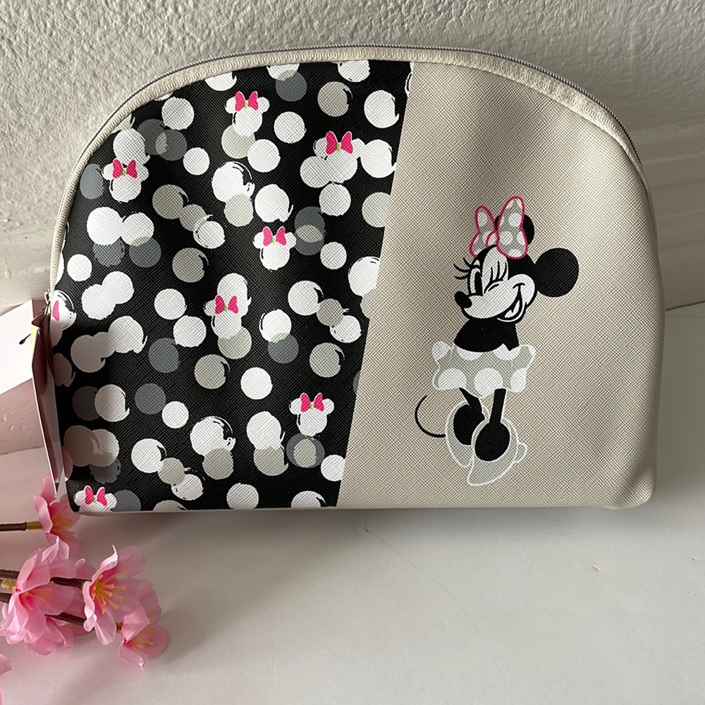 Disney Minnie Mouse x Dani by Danielle Nicole makeup cosmetic travel bag NWT